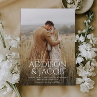 Budget Moderne Simple Type Noms Mariage photo
