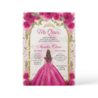 BUDGET Rose Florale Princesse Or Quinceanera