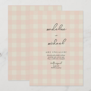 Invitation Buffalo Plaid