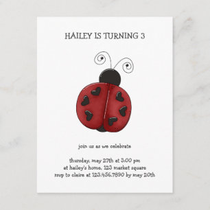 Invitation Buggez-vous de nouveau ・ Ladybug