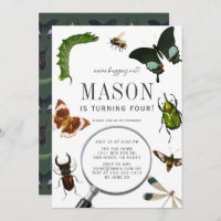 Bugs & Insectes Vintage Garçon Anniversaire