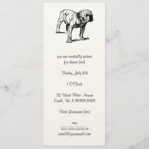 Invitation Bulldog Dog