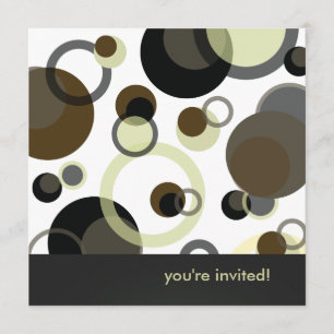 Invitation Bulles à la fête d'anniversaire