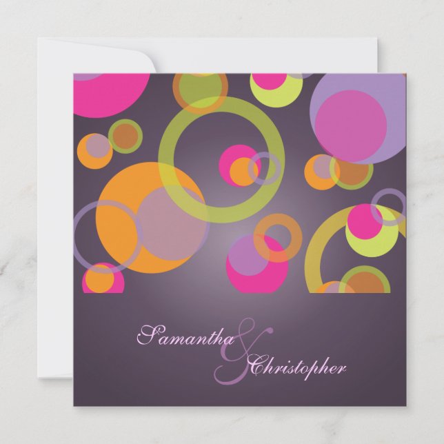 Invitation Bulles de morue/Invitations contemporaines (Devant)