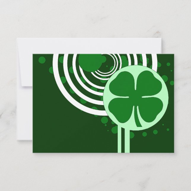 Invitation bulles de shamrock hi-fi (Devant)