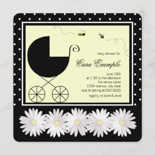 Invitation Bumble Bee Baby shower