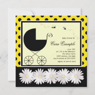 Invitation Bumble Bee Baby shower