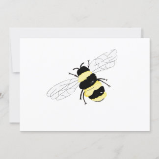 Invitation Bumble Bee Card