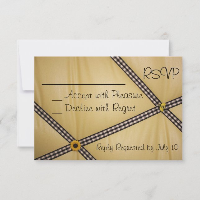 Invitation Bumble Bee RSVP (Devant)