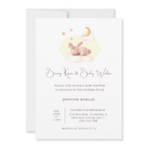 Bunny Dreams Baby shower neutre
