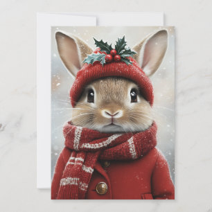 Invitation Bunny Winter