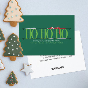 Invitation Bureau de Noël Elf Shenanigans