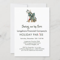 Business Christmas Golf Theme Party Par Tee
