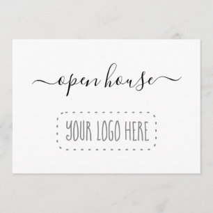 Invitation Business Open House - Ajouter un logo