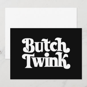 Invitation Butch Twink LGBTQ Pride Mois
