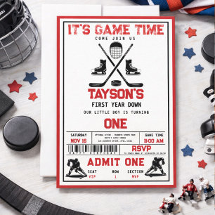 Invitation C’est le temps du jeu Hockey 1er anniversaire