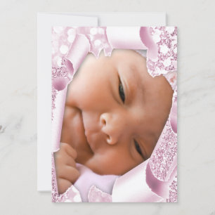 Invitation C’est un Baby shower de Parties scintillant rose p