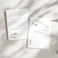 Câbles de ski Couple Embrasser les sommets enneigé