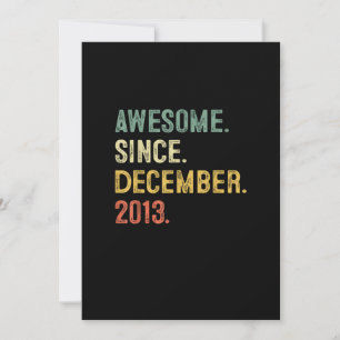 Invitation Cadeau 9 ans 9e anniversaire garçon incroyable dep