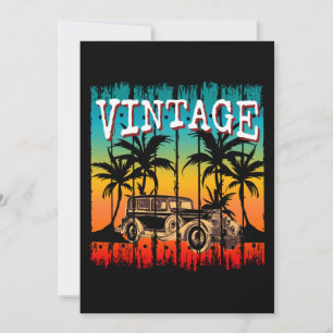 INVITATION CADEAU CLASSIQUE RÉTRO VINTAGE