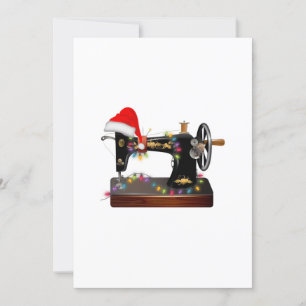 Invitation Cadeau de couture   Joyeux Noël amoureux de coutur