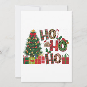 Invitation Cadeau de Noël Ho Ho Ho