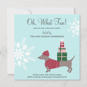 Invitation Cadeau de Noël Holyday Party