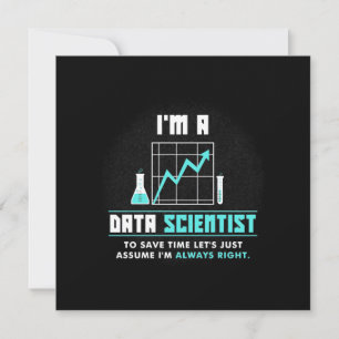 Invitation Cadeau de Scientifique   Je Suis un Scientifique d