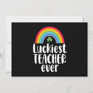 Invitation Cadeau d'école pour enseignant le plus chanceux St