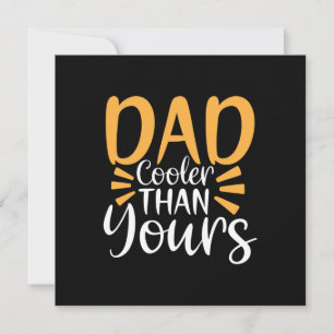Invitation Cadeau Papa Mon Père Plus Cool Que Le Vôtre