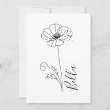 Cadeau personnalisé Août Fleur de naissance du pav