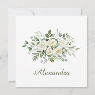 Invitation Cadeau personnalisé de demoiselle d'honneur à fleu