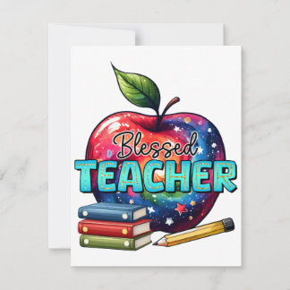 Invitation Cadeau pour Enseignant | Enseignant Bienheureux
