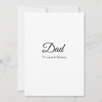 Cadeaux de fête des pères papa daddy ajoutez le no