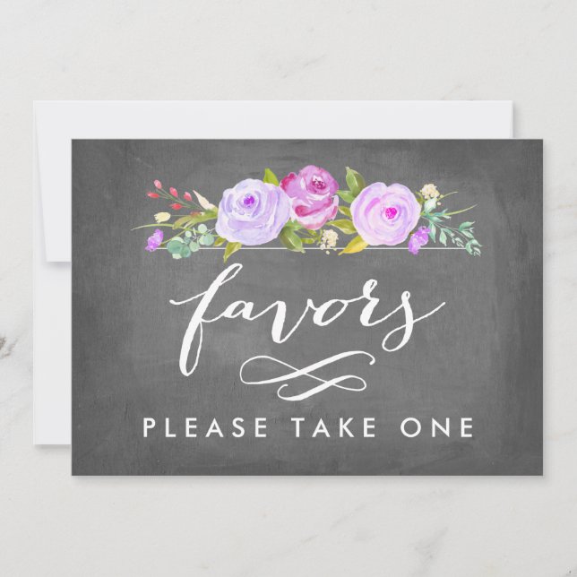 Invitation Cadeaux de mariage dans un jardin de roses. Prenez (Devant)