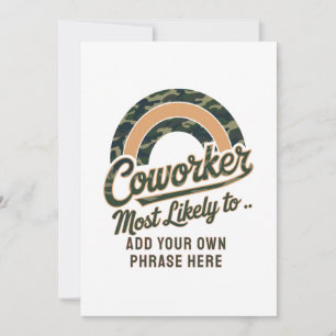 Invitation Cadeaux drôles pour collègues les plus susceptible