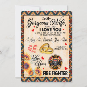 Invitation Cadeaux pour femme   Lettre à ma femme amour de ma