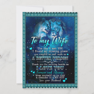 Invitation Cadeaux pour femme   Lettre à ma femme amour de mo