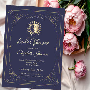 Invitation Cadre de soleil céleste violet