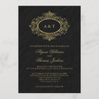Cadre fleuri d'or fascinant de Faux sur le mariage