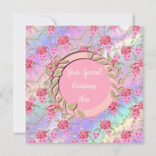 Invitation Cadre Floral Élégant : pour Chaque Occasion
