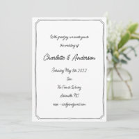 Cadre Mariage Manuscrit Fantaisiste Excentrique