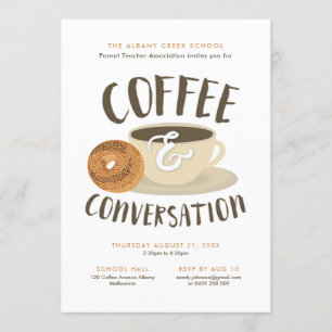 Invitation Café et conversation