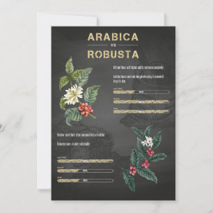 Invitation Café Lover Arabica Robusta