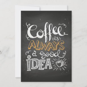 Invitation Café Lover Pour Une Bonne Idée
