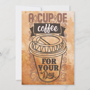 Invitation Café Lover Une Coupe De Café