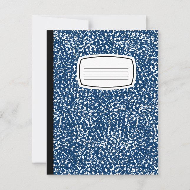 Invitation cahier de composition (Devant)