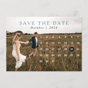 Invitation Calendrier classique plusieurs photos enregistrer 