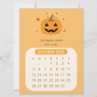 Calendrier Mensuel de Motivation d'Octobre 2025 