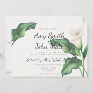 Invitation Calla Lilly